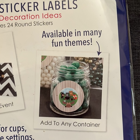 Baby shower stickers that say little pumpkin on them 24 count - Picture 8 of 10